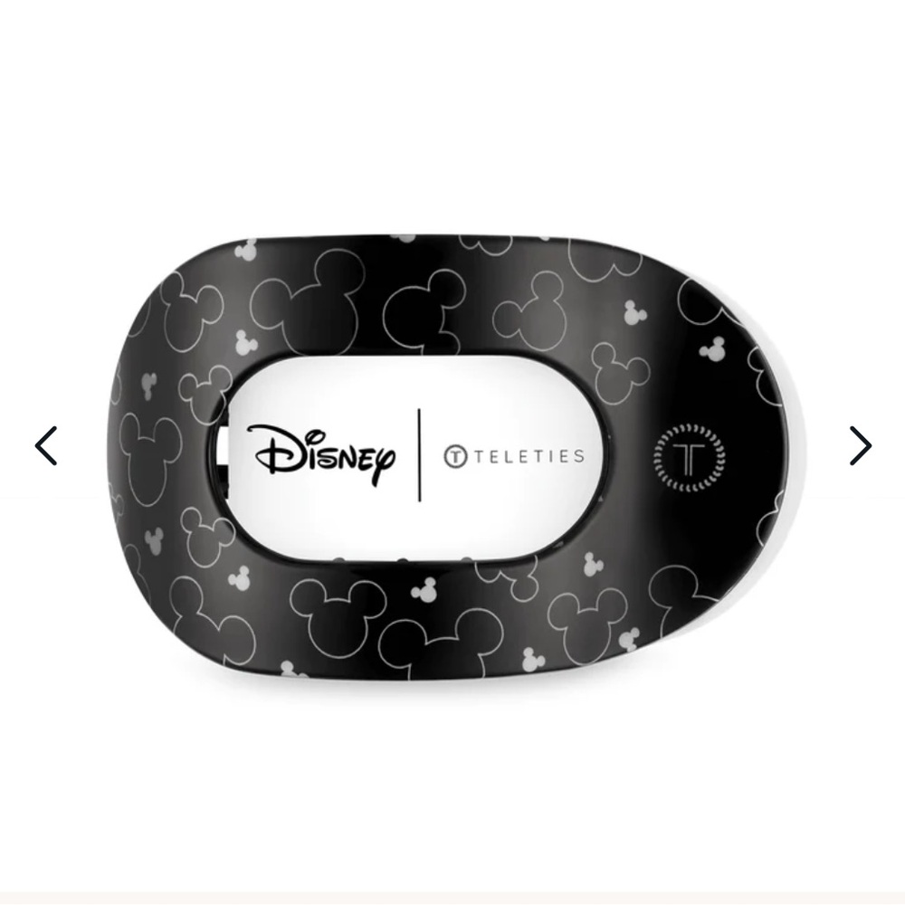 NWT Teleties DISNEY Flat Round Large Hair Clip
